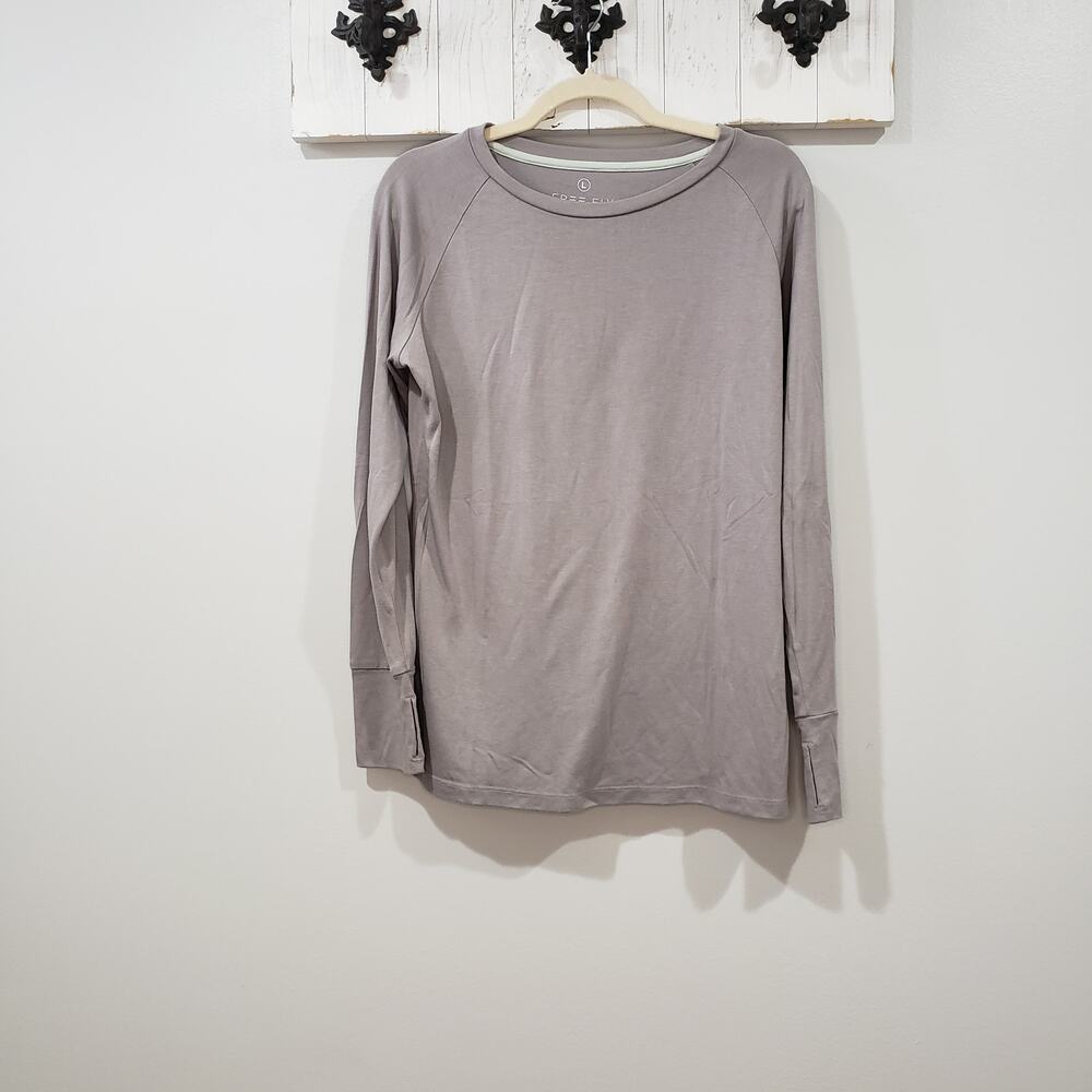 Free Fly Bamboo Lightweight Long Sleeve Gray Size L